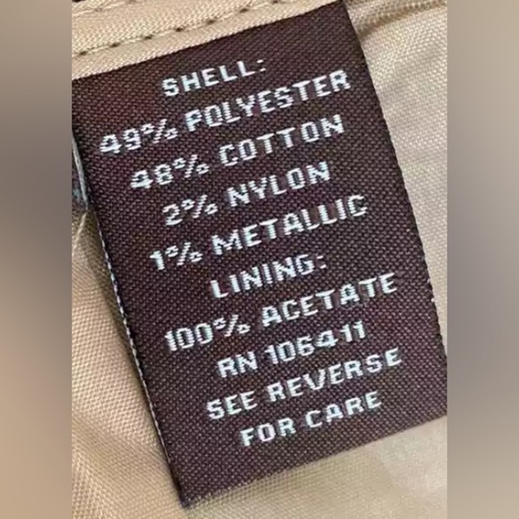 Metallic Animal Print Adrienne Vittadini Skirt - Picture 2 of 6